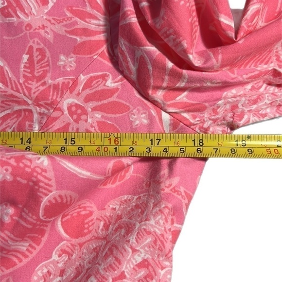 NWOT Lilly Pulitzer Ruffle Elbow Sleeve Dress Strawberries Print Keyhole Back - Picture 14 of 14